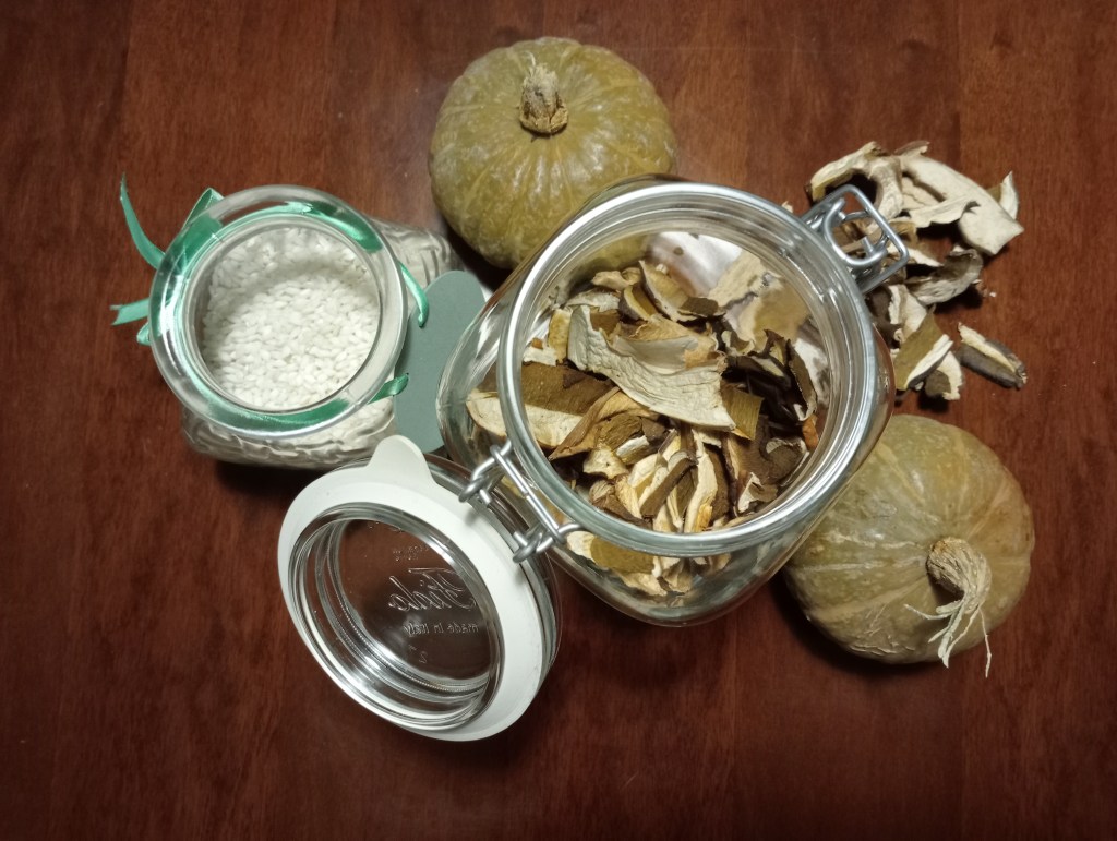Risotto con zucca e porcini&nbsp;secchi